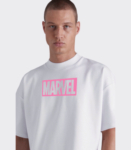 Marvel Unisex Graphic T-Shirt – Soft Cotton Oversized Tee