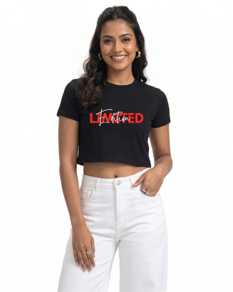 Classic Black Urban Edge: The "Limited" Signature Crop